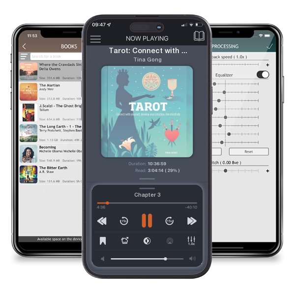 Download fo free audiobook Tarot: Connect with Yourself, Develop Your Intuition, Live... by Tina Gong and listen anywhere on your iOS devices in the ListenBook app.