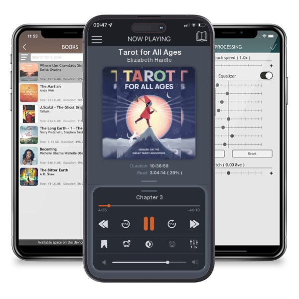 Download fo free audiobook Tarot for All Ages by Elizabeth Haidle and listen anywhere on your iOS devices in the ListenBook app.