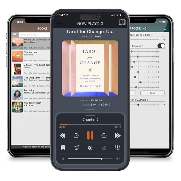 Download fo free audiobook Tarot for Change: Using the Cards for Self-Care, Acceptance,... by Jessica Dore and listen anywhere on your iOS devices in the ListenBook app.