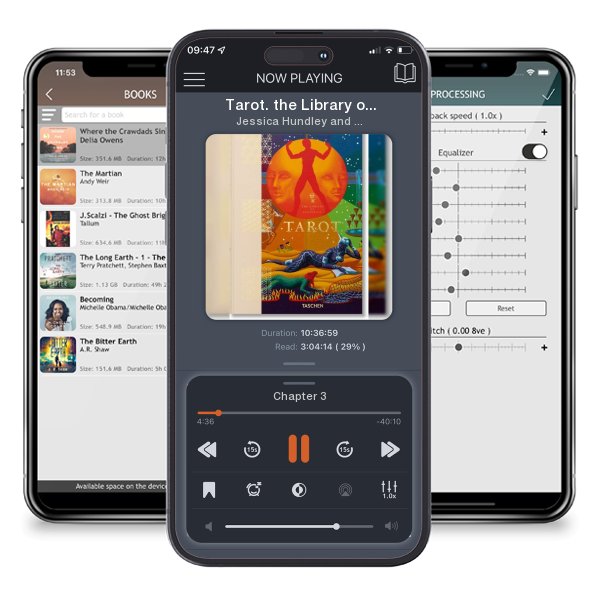 Download fo free audiobook Tarot. the Library of Esoterica by Jessica Hundley and Marcella Kroll and listen anywhere on your iOS devices in the ListenBook app.