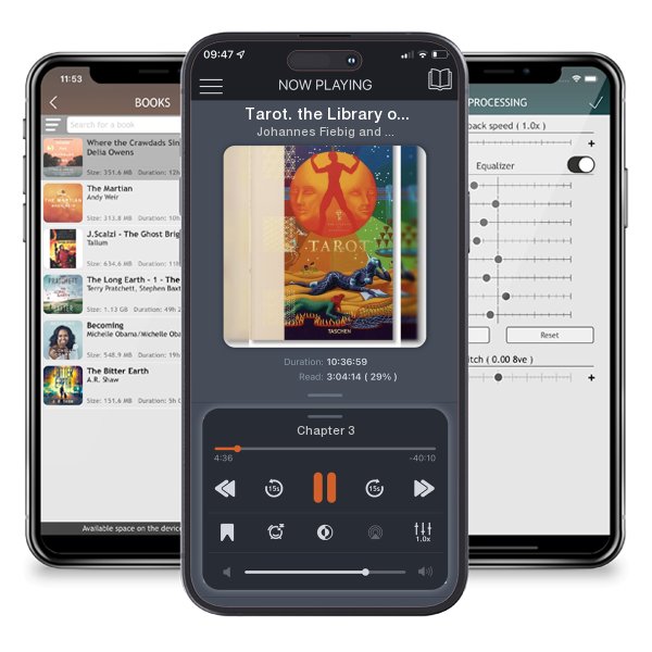 Download fo free audiobook Tarot. the Library of Esoterica by Johannes Fiebig and Marcella Kroll and listen anywhere on your iOS devices in the ListenBook app.