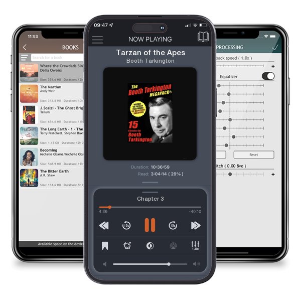 Download fo free audiobook Tarzan of the Apes by Booth Tarkington and listen anywhere on your iOS devices in the ListenBook app.