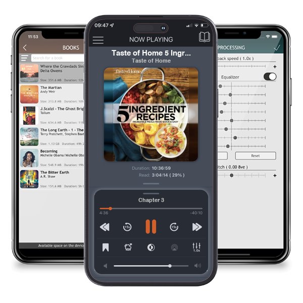 Download fo free audiobook Taste of Home 5 Ingredient Cookbook 2E by Taste of Home and listen anywhere on your iOS devices in the ListenBook app.