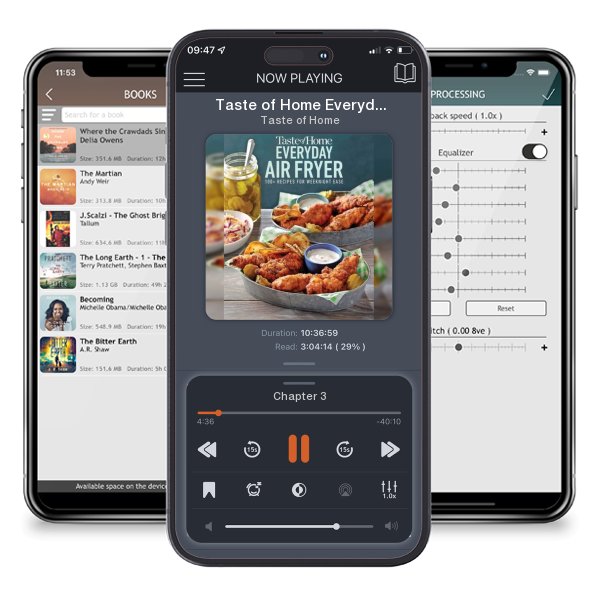 Download fo free audiobook Taste of Home Everyday Air Fryer: 112 Recipes for Weeknight Ease by Taste of Home and listen anywhere on your iOS devices in the ListenBook app.