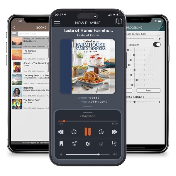 Download fo free audiobook Taste of Home Farmhouse Family Dinners by Taste of Home and listen anywhere on your iOS devices in the ListenBook app.