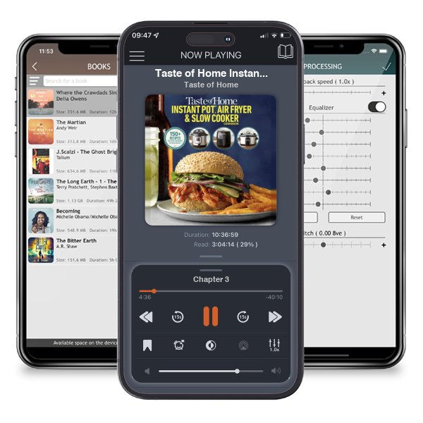 Download fo free audiobook Taste of Home Instant Pot/Air Fryer/Slow Cooker by Taste of Home and listen anywhere on your iOS devices in the ListenBook app.