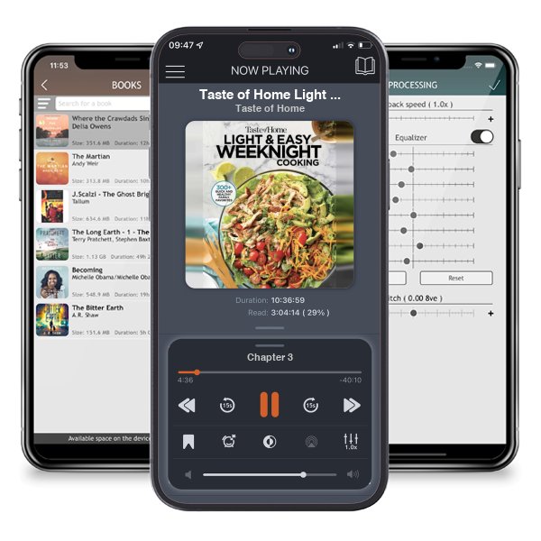 Download fo free audiobook Taste of Home Light & Easy Weeknight Cooking by Taste of Home and listen anywhere on your iOS devices in the ListenBook app.