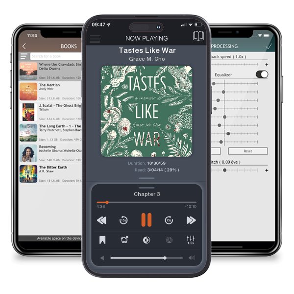 Download fo free audiobook Tastes Like War by Grace M. Cho and listen anywhere on your iOS devices in the ListenBook app.