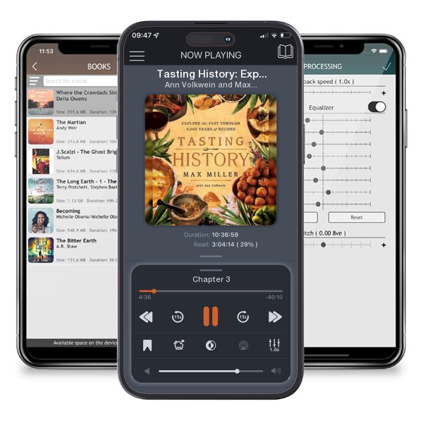 Download fo free audiobook Tasting History: Explore the Past Through 4,000 Years of... by Ann Volkwein and Max Miller and listen anywhere on your iOS devices in the ListenBook app.