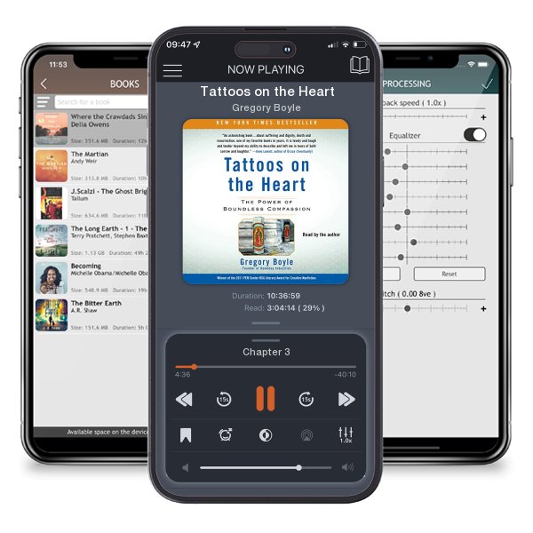 Download fo free audiobook Tattoos on the Heart by Gregory Boyle and listen anywhere on your iOS devices in the ListenBook app.