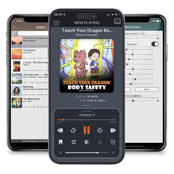 Download fo free audiobook Teach Your Dragon Body Safety by Steve Herman and listen anywhere on your iOS devices in the ListenBook app.
