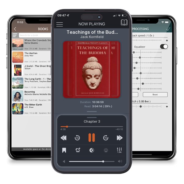 Download fo free audiobook Teachings of the Buddha by Jack Kornfield and listen anywhere on your iOS devices in the ListenBook app.