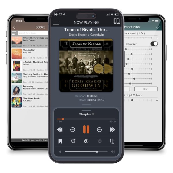 Download fo free audiobook Team of Rivals: The Political Genius of Abraham Lincoln by Doris Kearns Goodwin and listen anywhere on your iOS devices in the ListenBook app.