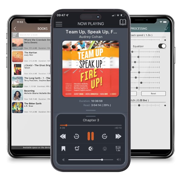 Download fo free audiobook Team Up, Speak Up, Fire Up!: Educators, Students, and the Community Working Together to Support English Learners by Audrey Cohan and listen anywhere on your iOS devices in the ListenBook app.