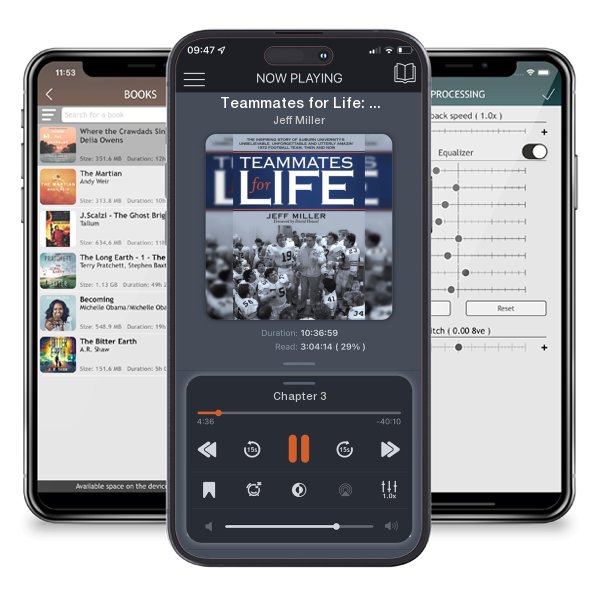 Download fo free audiobook Teammates for Life: The Inspiring Story of Auburn University's Unbelievable, Unforgettable and Utterly Amazin' 1972 Football Team, Then an by Jeff Miller and listen anywhere on your iOS devices in the ListenBook app.