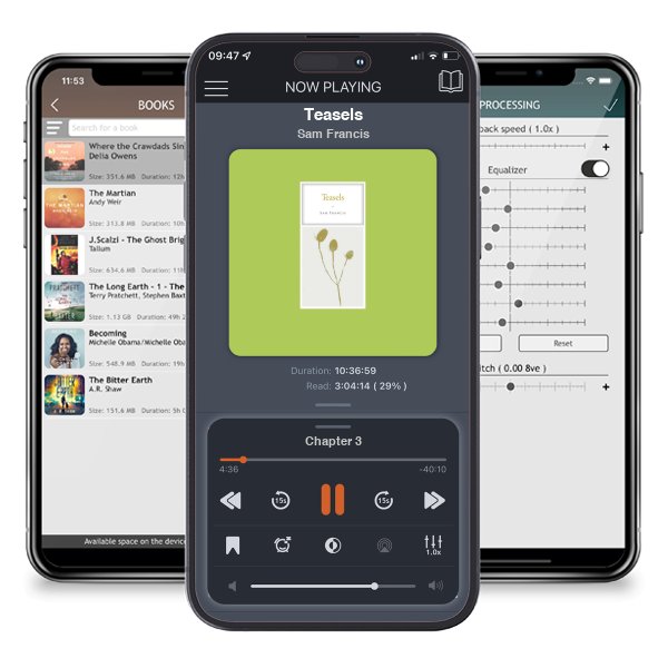 Download fo free audiobook Teasels by Sam Francis and listen anywhere on your iOS devices in the ListenBook app.