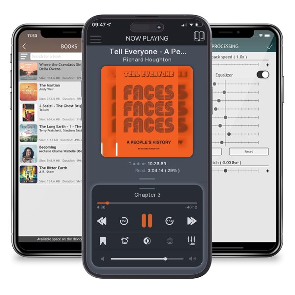 Download fo free audiobook Tell Everyone - A People's History of the Faces by Richard Houghton and listen anywhere on your iOS devices in the ListenBook app.