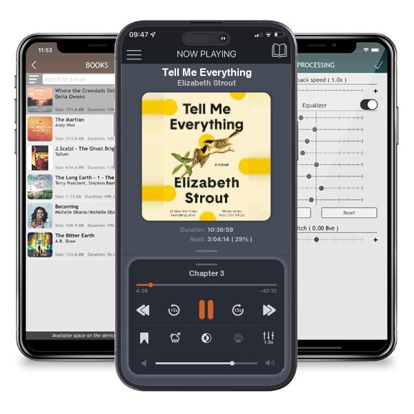 Download fo free audiobook Tell Me Everything by Elizabeth Strout and listen anywhere on your iOS devices in the ListenBook app.