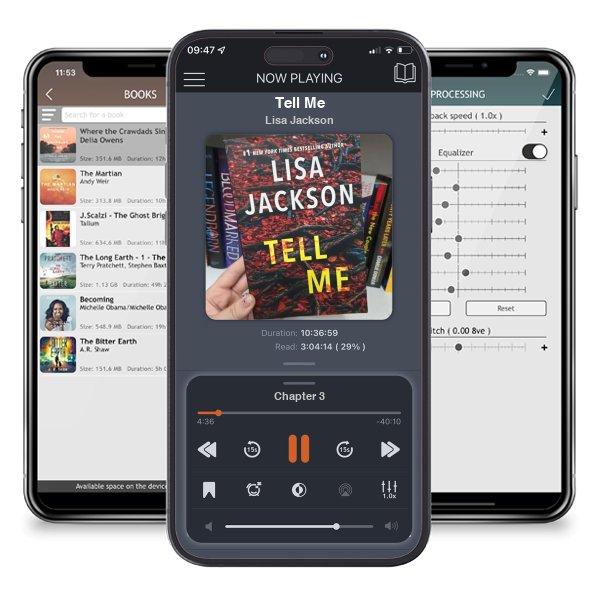 Download fo free audiobook Tell Me by Lisa Jackson and listen anywhere on your iOS devices in the ListenBook app.