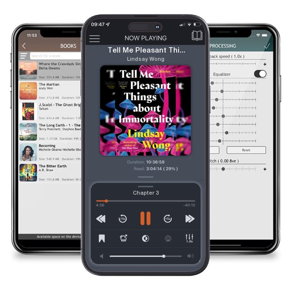 Download fo free audiobook Tell Me Pleasant Things about Immortality: Stories by Lindsay Wong and listen anywhere on your iOS devices in the ListenBook app.