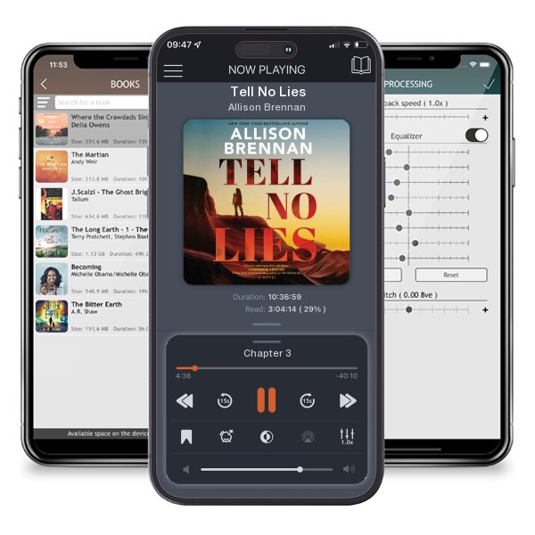 Download fo free audiobook Tell No Lies by Allison Brennan and listen anywhere on your iOS devices in the ListenBook app.