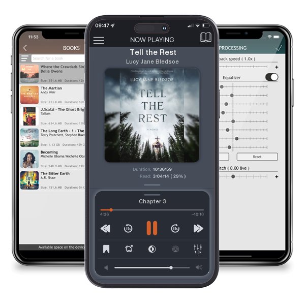Download fo free audiobook Tell the Rest by Lucy Jane Bledsoe and listen anywhere on your iOS devices in the ListenBook app.
