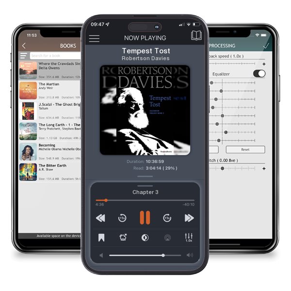 Download fo free audiobook Tempest Tost by Robertson Davies and listen anywhere on your iOS devices in the ListenBook app.