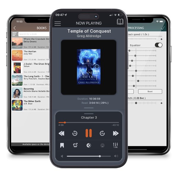 Download fo free audiobook Temple of Conquest by Greg Alldredge and listen anywhere on your iOS devices in the ListenBook app.