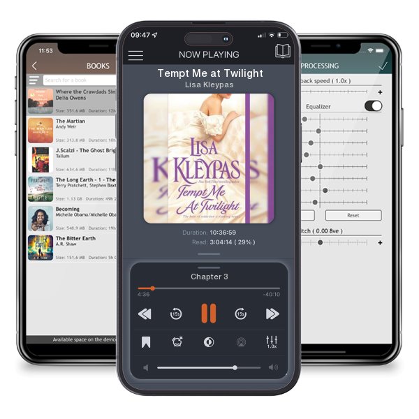 Download fo free audiobook Tempt Me at Twilight by Lisa Kleypas and listen anywhere on your iOS devices in the ListenBook app.