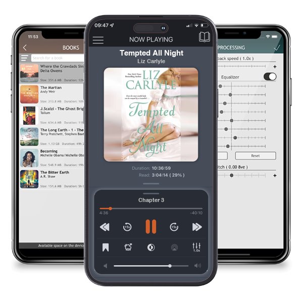 Download fo free audiobook Tempted All Night by Liz Carlyle and listen anywhere on your iOS devices in the ListenBook app.