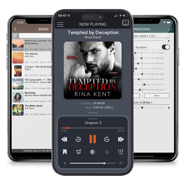 Download fo free audiobook Tempted by Deception by Rina Kent and listen anywhere on your iOS devices in the ListenBook app.