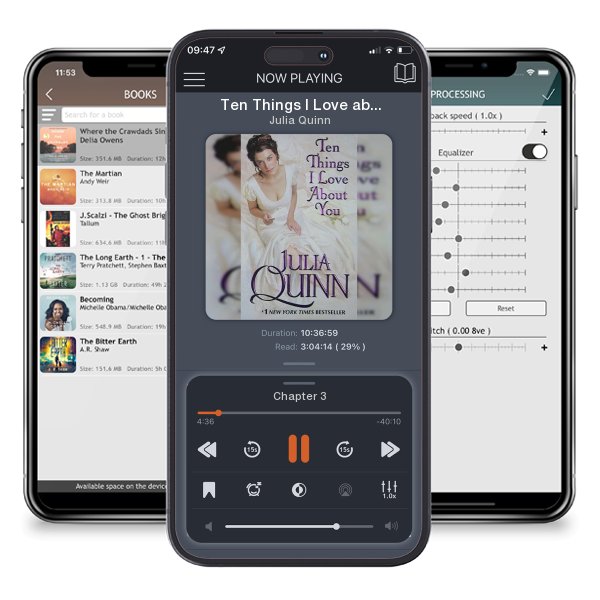 Download fo free audiobook Ten Things I Love about You by Julia Quinn and listen anywhere on your iOS devices in the ListenBook app.
