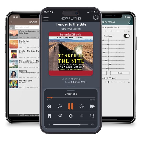 Download fo free audiobook Tender Is the Bite by Spencer Quinn and listen anywhere on your iOS devices in the ListenBook app.