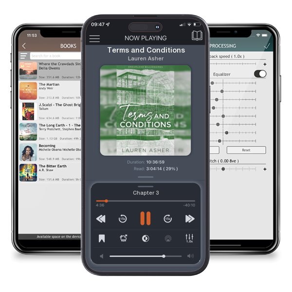 Download fo free audiobook Terms and Conditions by Lauren Asher and listen anywhere on your iOS devices in the ListenBook app.
