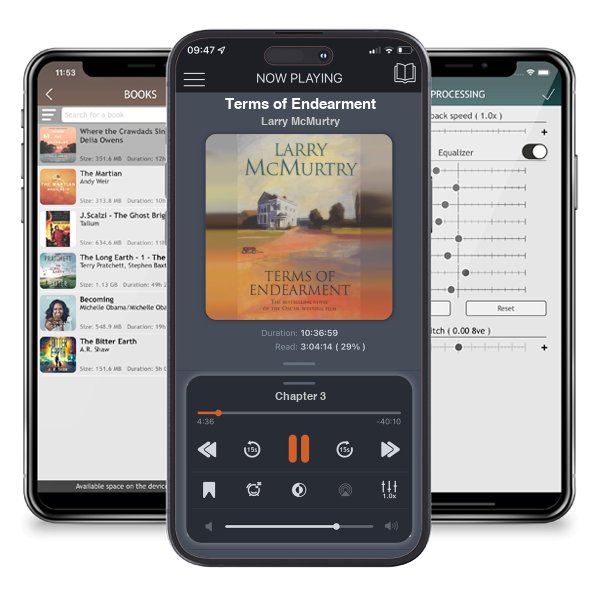 Download fo free audiobook Terms of Endearment by Larry McMurtry and listen anywhere on your iOS devices in the ListenBook app.
