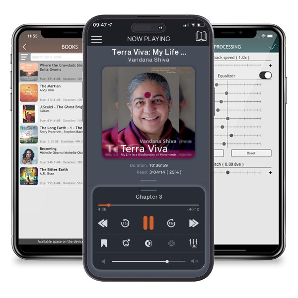 Download fo free audiobook Terra Viva: My Life in a Biodiversity of Movements by Vandana Shiva and listen anywhere on your iOS devices in the ListenBook app.