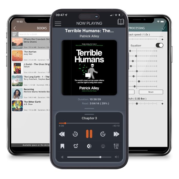 Download fo free audiobook Terrible Humans: The World's Most Corrupt Super-Villains And The Fight to Bring Them Down by Patrick Alley and listen anywhere on your iOS devices in the ListenBook app.