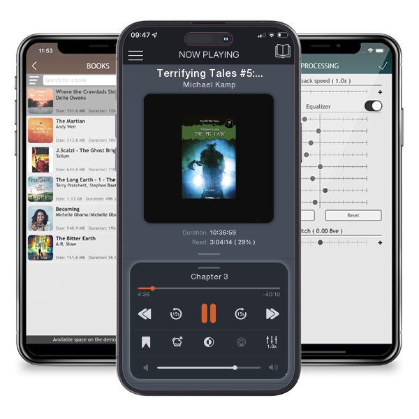 Download fo free audiobook Terrifying Tales #5: Black Eyes by Michael Kamp and listen anywhere on your iOS devices in the ListenBook app.