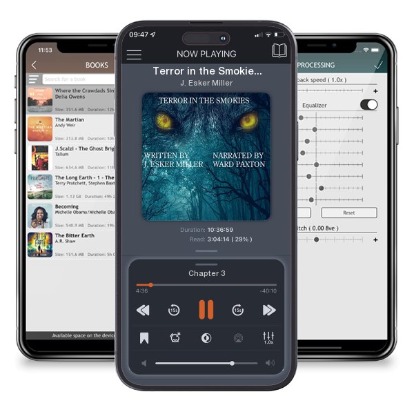 Download fo free audiobook Terror in the Smokies by J. Esker Miller and listen anywhere on your iOS devices in the ListenBook app.