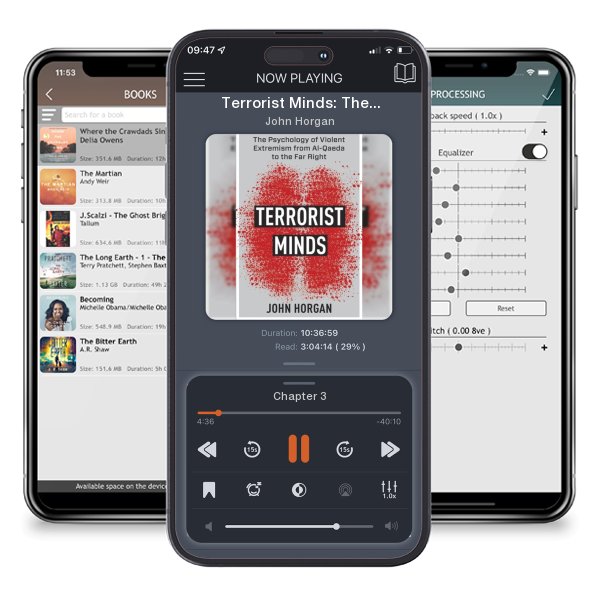 Download fo free audiobook Terrorist Minds: The Psychology of Violent Extremism from Al-Qaeda to the Far Right (Columbia Studies in Terrorism and Irregular Warfare) by John Horgan and listen anywhere on your iOS devices in the ListenBook app.