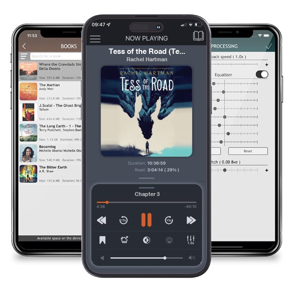 Download fo free audiobook Tess of the Road (Tess of the Road, #1) by Rachel Hartman and listen anywhere on your iOS devices in the ListenBook app.
