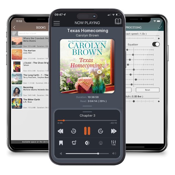 Download fo free audiobook Texas Homecoming by Carolyn Brown and listen anywhere on your iOS devices in the ListenBook app.