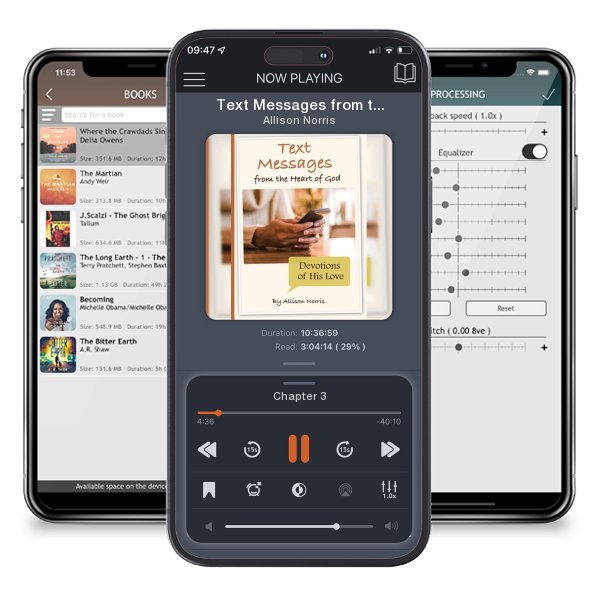 Download fo free audiobook Text Messages from the Heart of God by Allison Norris and listen anywhere on your iOS devices in the ListenBook app.