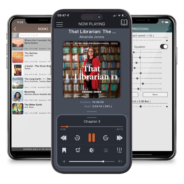 Download fo free audiobook That Librarian: The Fight Against Book Banning in America by Amanda Jones and listen anywhere on your iOS devices in the ListenBook app.