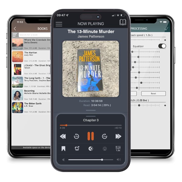 Download fo free audiobook The 13-Minute Murder by James Patterson and listen anywhere on your iOS devices in the ListenBook app.