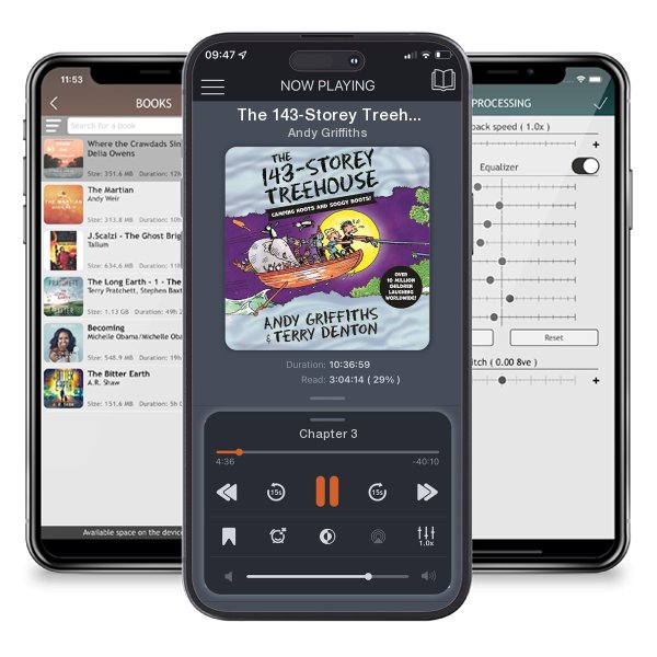 Download fo free audiobook The 143-Storey Treehouse by Andy Griffiths and listen anywhere on your iOS devices in the ListenBook app.