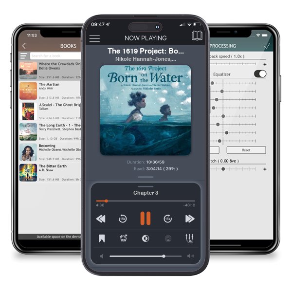 Download fo free audiobook The 1619 Project: Born on the Water by Nikole Hannah-Jones, Renée Watson,  et al. and listen anywhere on your iOS devices in the ListenBook app.