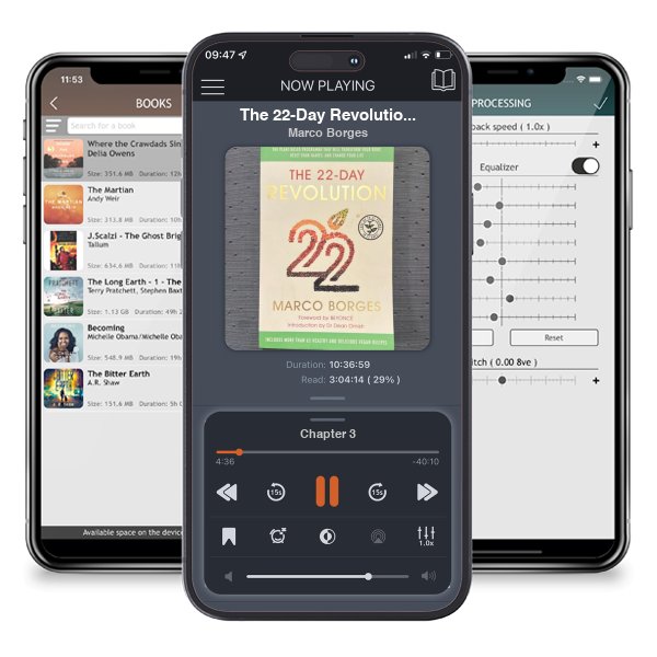 Download fo free audiobook The 22-Day Revolution by Marco Borges and listen anywhere on your iOS devices in the ListenBook app.