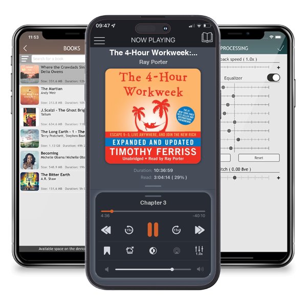 Download fo free audiobook The 4-Hour Workweek: Escape 9-5, Live Anywhere, and Join the New Rich (Expanded and Updated) by Ray Porter and listen anywhere on your iOS devices in the ListenBook app.