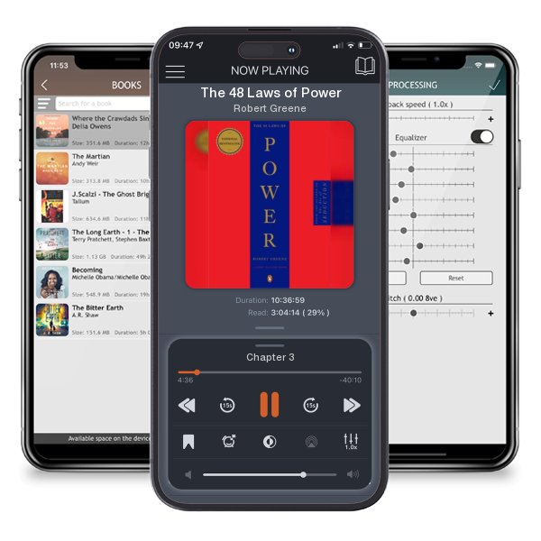 Download fo free audiobook The 48 Laws of Power by Robert Greene and listen anywhere on your iOS devices in the ListenBook app.